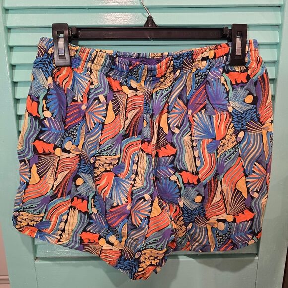 Men's Multicolor Patterned Shorts - Picture 2 of 4